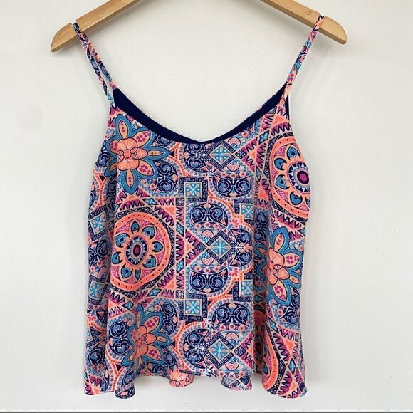 RED Saks Fifth  Avenue camisole top, loose & flowy - Picture 1 of 7